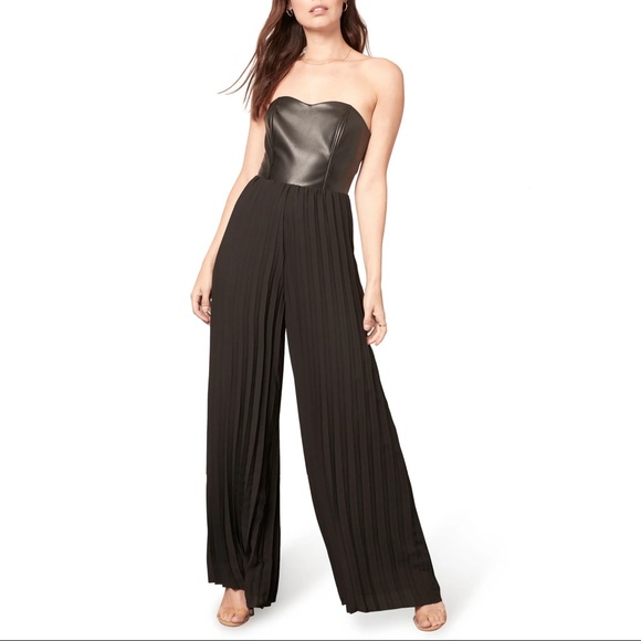 BB Dakota Pants - NWT BB Dakota Give Me a Bustier Strapless Jumpsuit